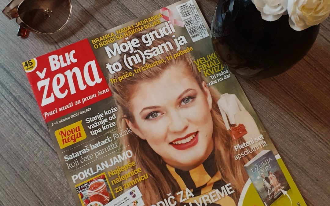 Anja Arnautović na naslovnoj strani Blic žene